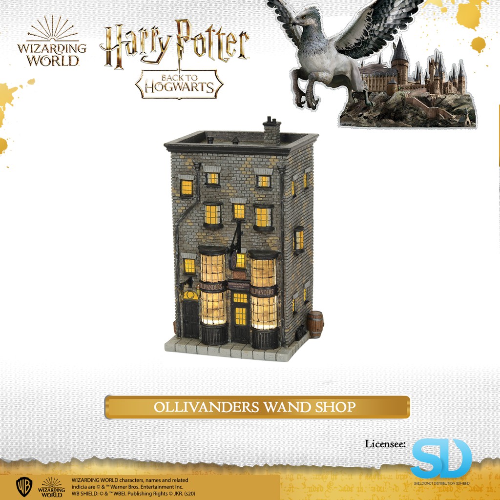 Enesco Wizarding World Ollivanders Wand Shop Shopee Malaysia