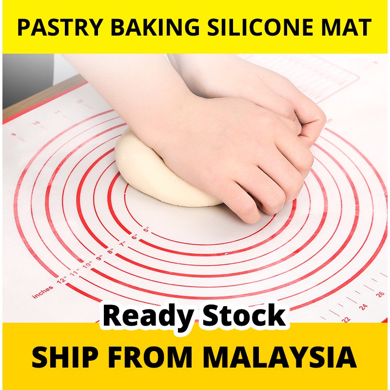 Pastry Baking Mat Food Grade Silicone Mat XL Size Dough Kneadin Sheet