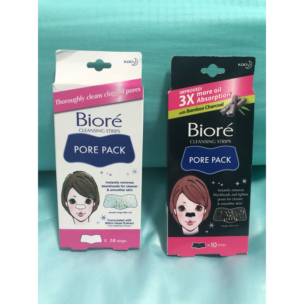 BIORE CLEANSING STRIPS PORE PACK 10 STRIPS Shopee Malaysia