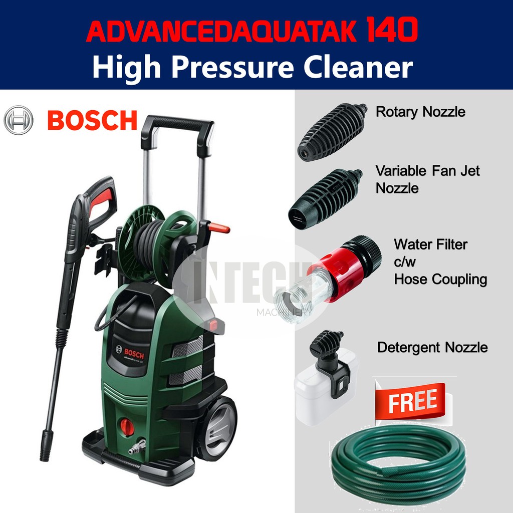 BOSCH ADVANCED AQUATAK 140 HIGH PRESSURE WASHER (ADVANCEDAQUATAK140