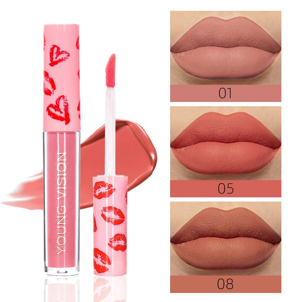 12 Colors Single Sexy Red Lip Matte Lip Gloss Single Not Easy to Take
