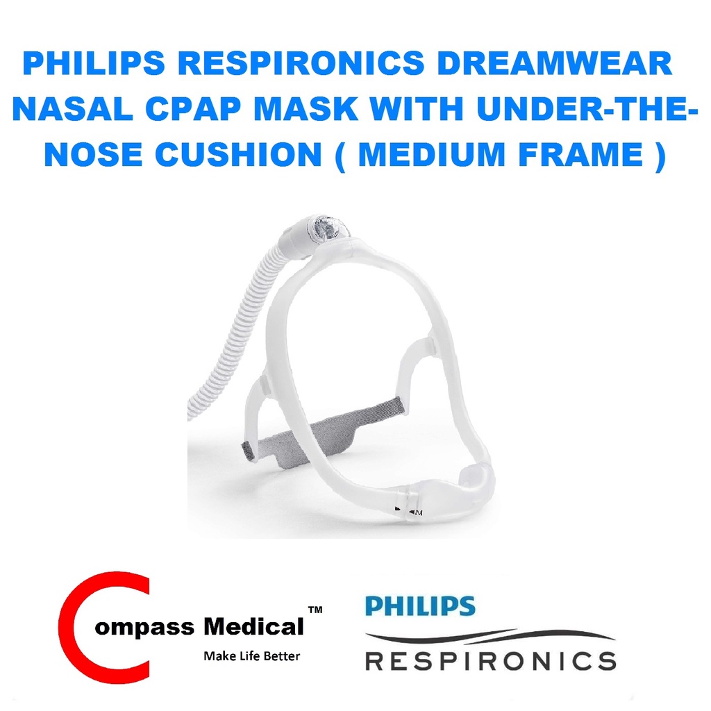 Philips Respironics Dreamwear Nasal CPAP Mask With UnderTheNose