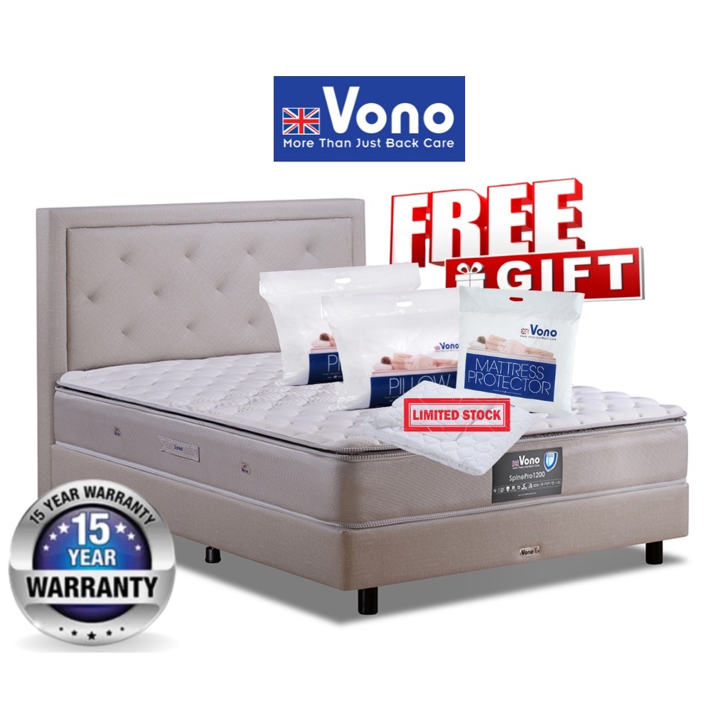 (KLSeremban Free Shipping) (King/Queen/S. Single/Single) Vono SpinePro