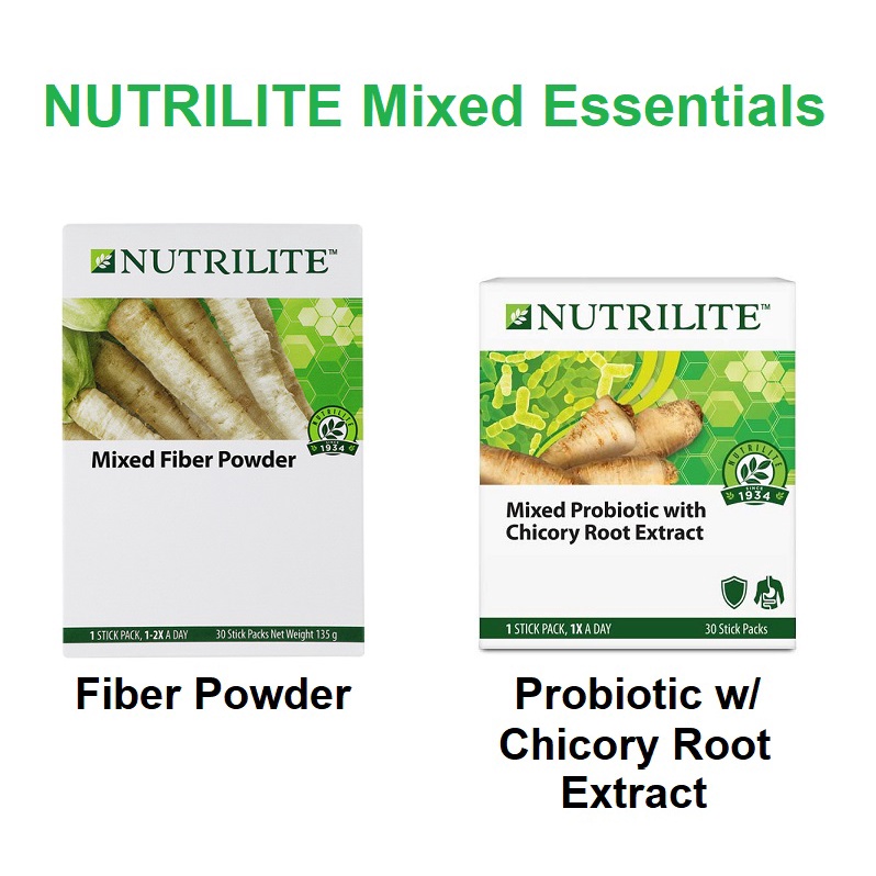 Nutrilite Botanical Beverage Mix Chicory Root Extract With Probiotics / Mixed Fiber Powder 30