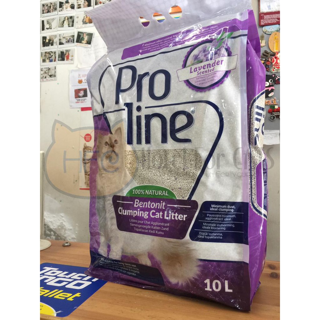PROLINE Bentonit Clumping Cat Litter 10L Shopee Malaysia