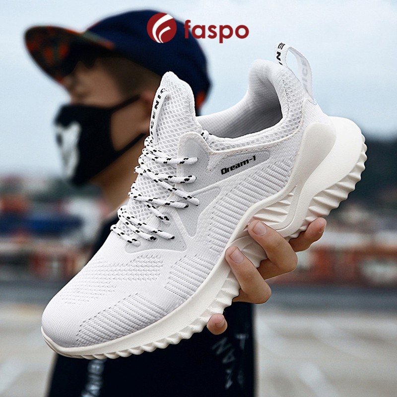 Faspo 011 highend men's sports shoes (White) Shopee Malaysia