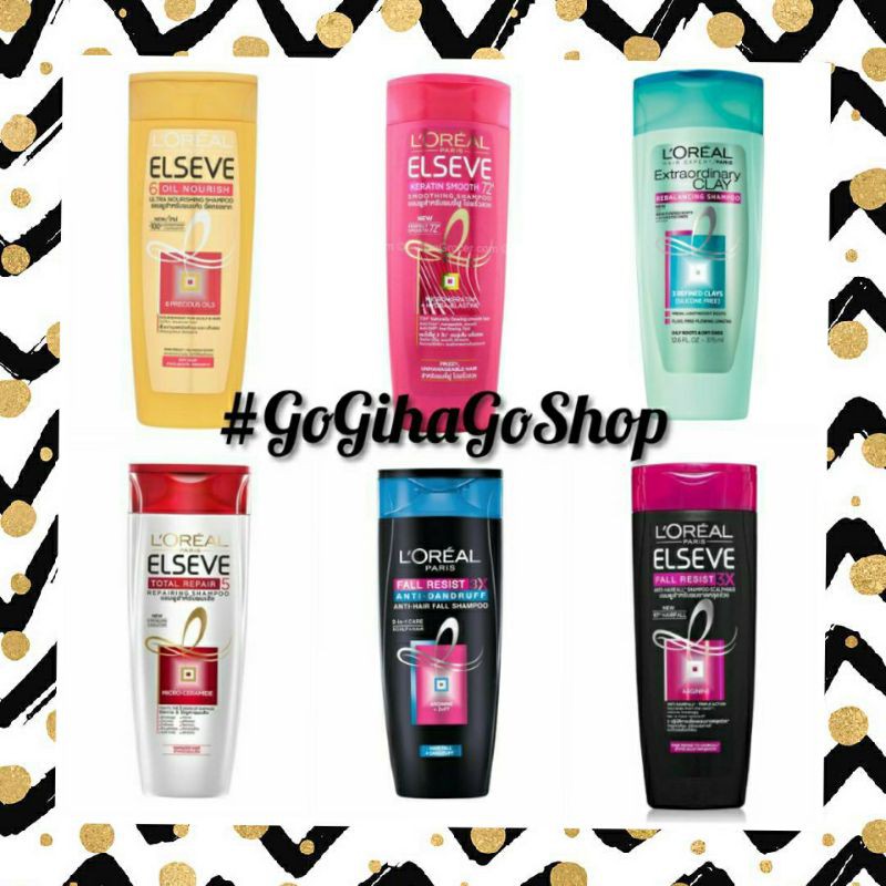 Loreal Paris Shampoo / Conditioner 330ml / 650ml Expired 06/2023