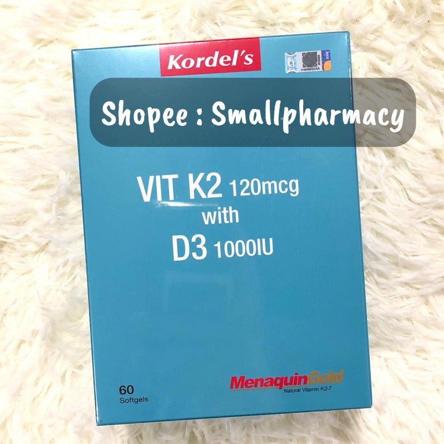 Kordel's Vitamin K2 120mcg with Vitamin D3 1000IU Softgels 003776 (60's