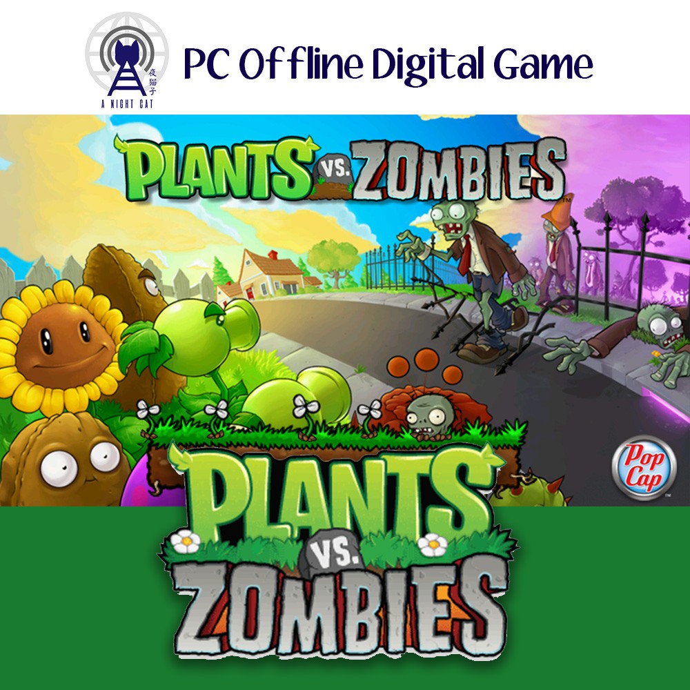 Digital PC Offline Game Plants VS Zombies Game Of The Year Official