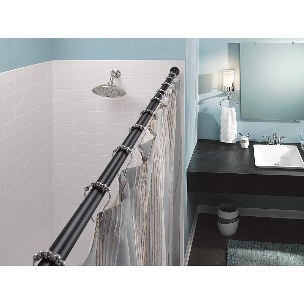 Multifunction Telescopic Pole Shower Curtain Rod 70410cm Stainless