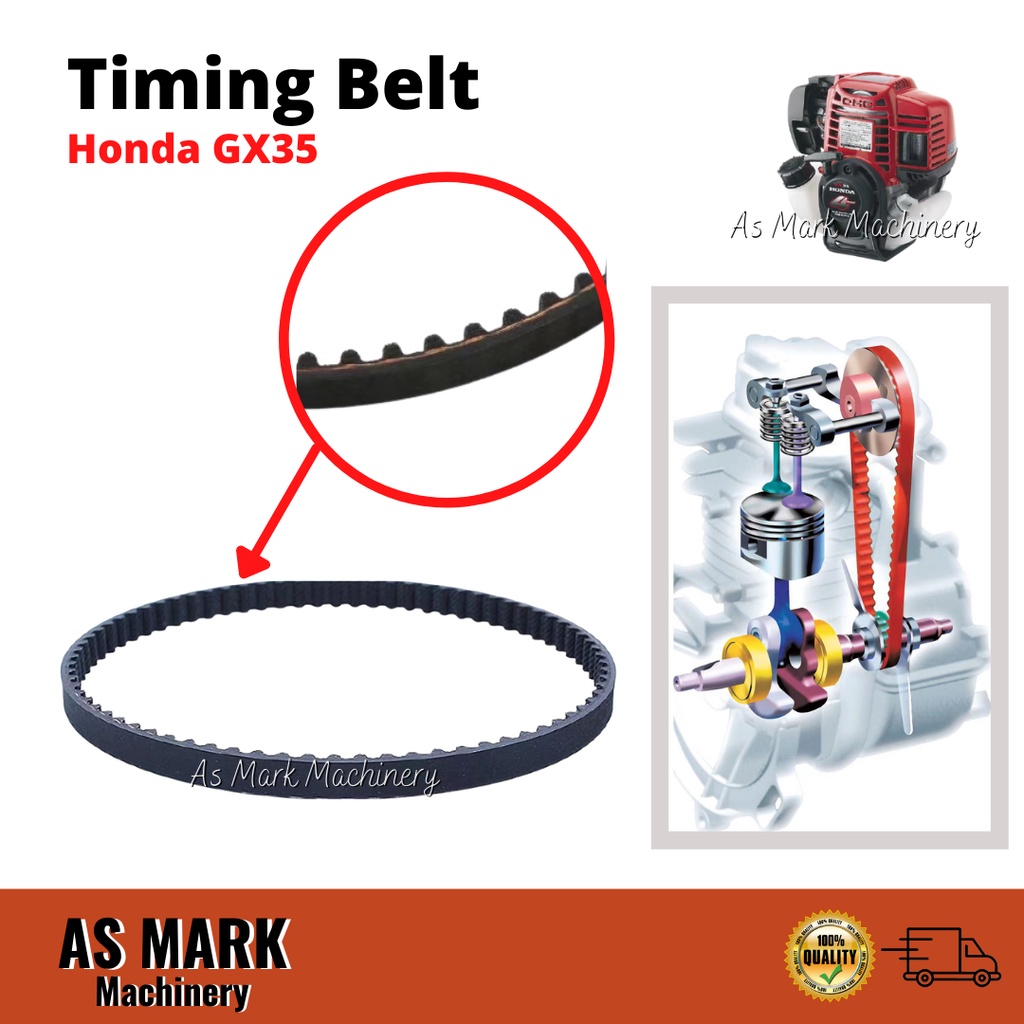 Honda GX35 Timing Belt Brush Cutter Mesin Rumput | Shopee Malaysia