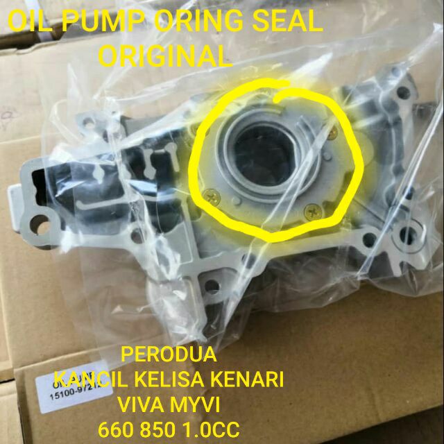 ORIGINAL OIL PUMP ORING SEAL PERODUA KANCIL KELISA KENARI VIVA MYVI 9004A30002 Shopee Malaysia