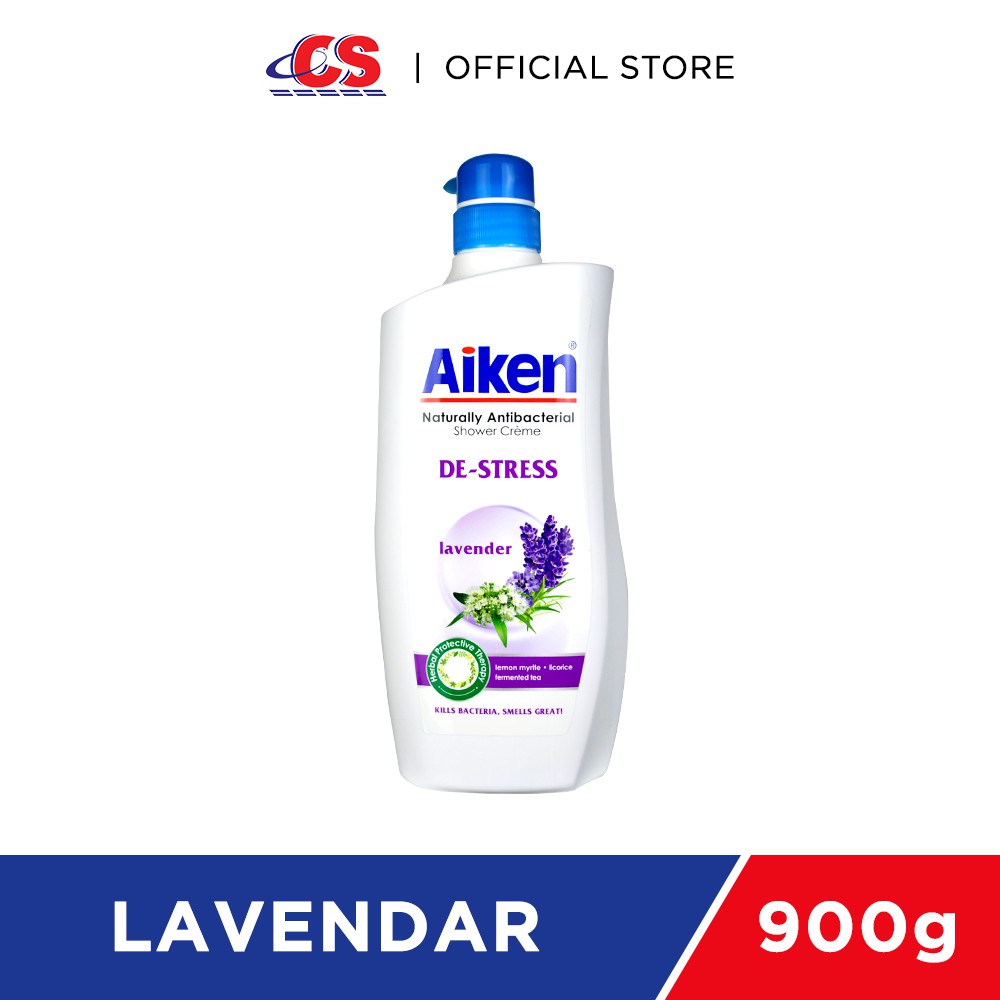 AIKEN Anti Bacteria Shower Cream Protect & DeStress Lavender 950g