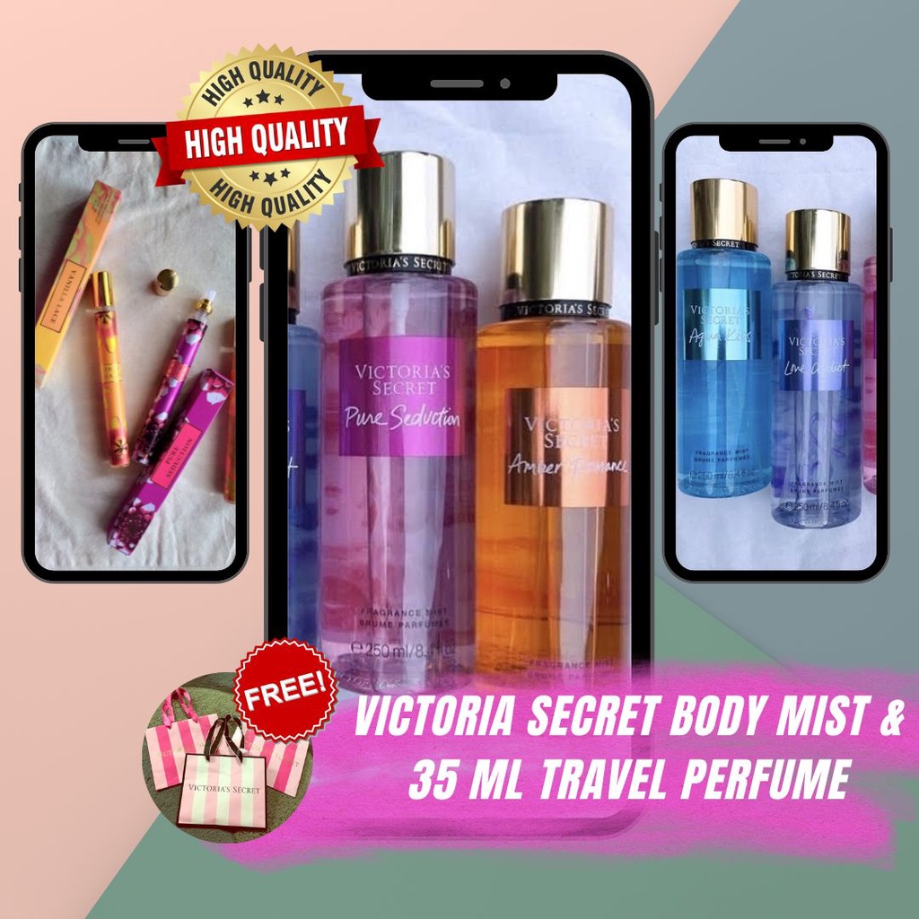 Victoria Secret Perfume Body Mist For Her/ Minyak Wangi Victoria Secret