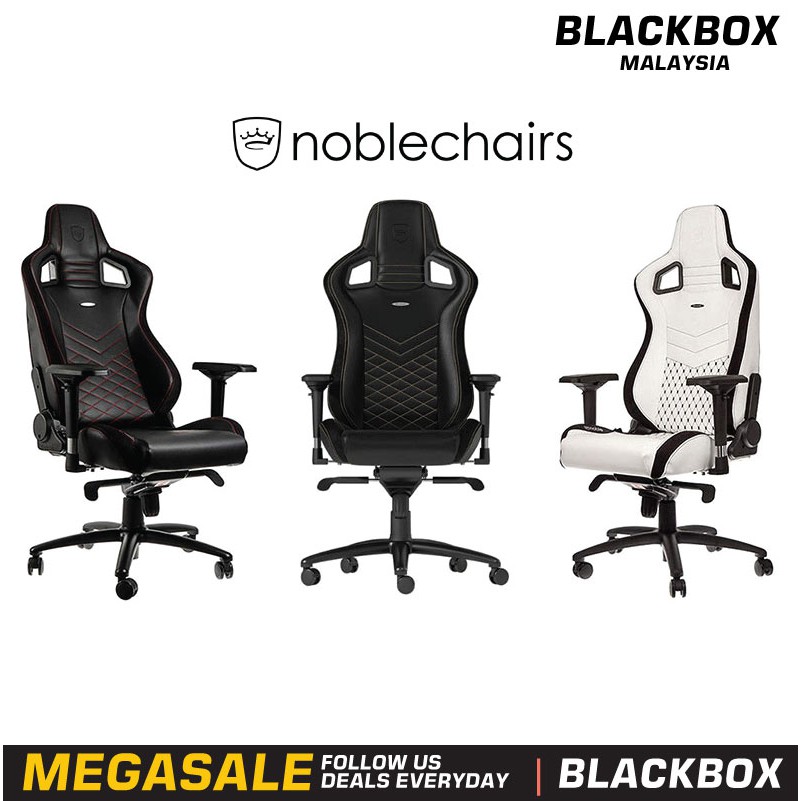 Noblechairs EPIC Gaming Chair (2 Years Noblechair MY Warranty) Shopee