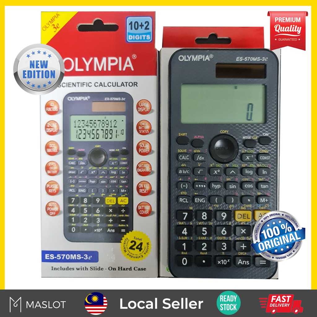 OLYMPIA Scientific Calculators (ES570MS 3e / ES570ES PLUS / ES570EX