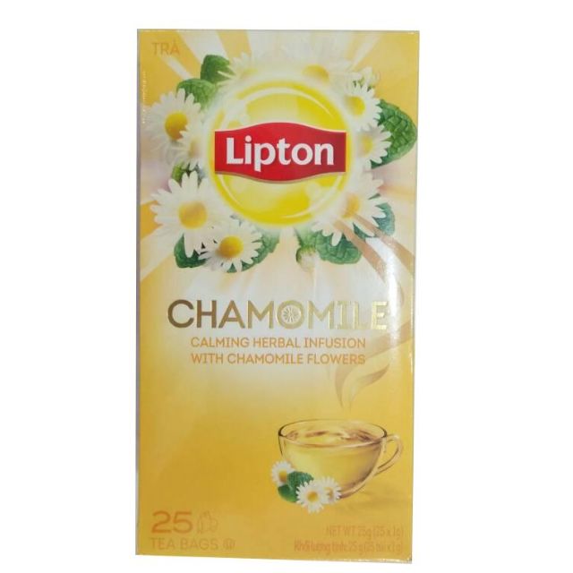 Lipton Chamomile Calming Herbal Infusion with Chamomile Flowers 25 Tea