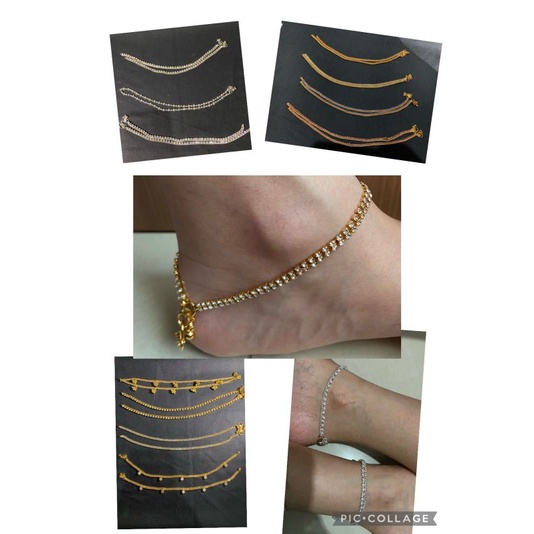 Payal/indian Anklet Get A Pair (Right Left)/Indian Anklet/Indian Gold