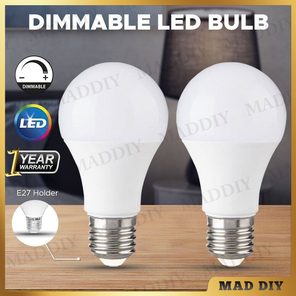 LED BULB 10W E27 STEPLESS DIMMING LED LIGHT BULB Shopee Malaysia