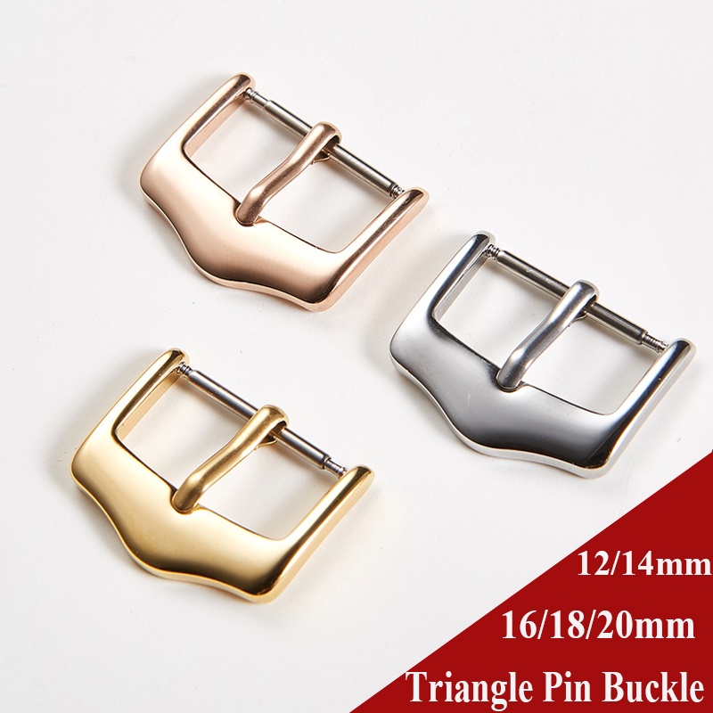 Stainless Steel Pin Buckle Watch Accessories Triangle Buckle Fine
