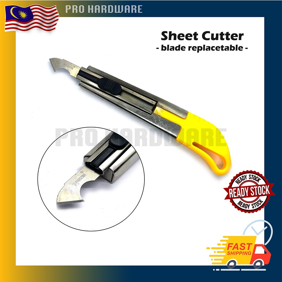 PVC Acrylic Plastic Sheet Perspex Cutter Hook Cutting Tool / Refillable