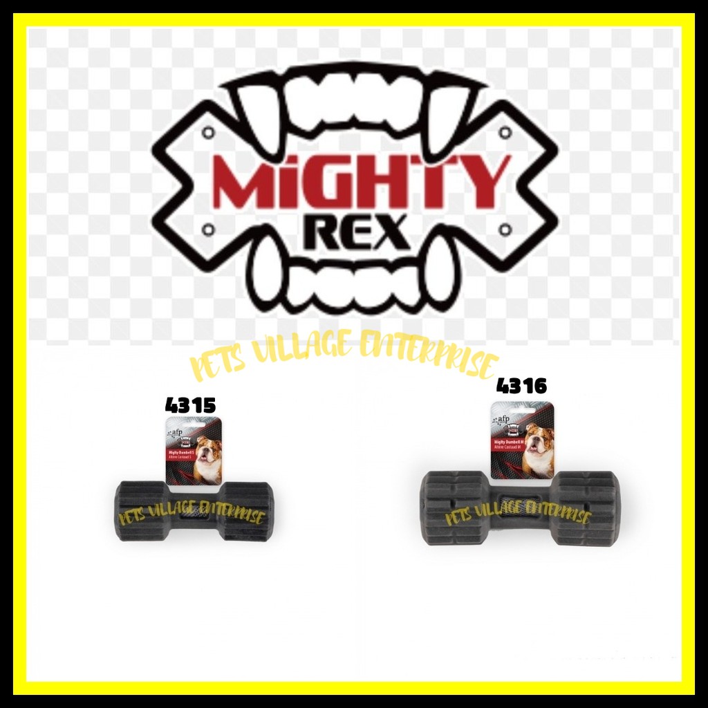 PROMO AFP Mighty Rex Mighty Dumbell Toy For Dog Shopee Malaysia