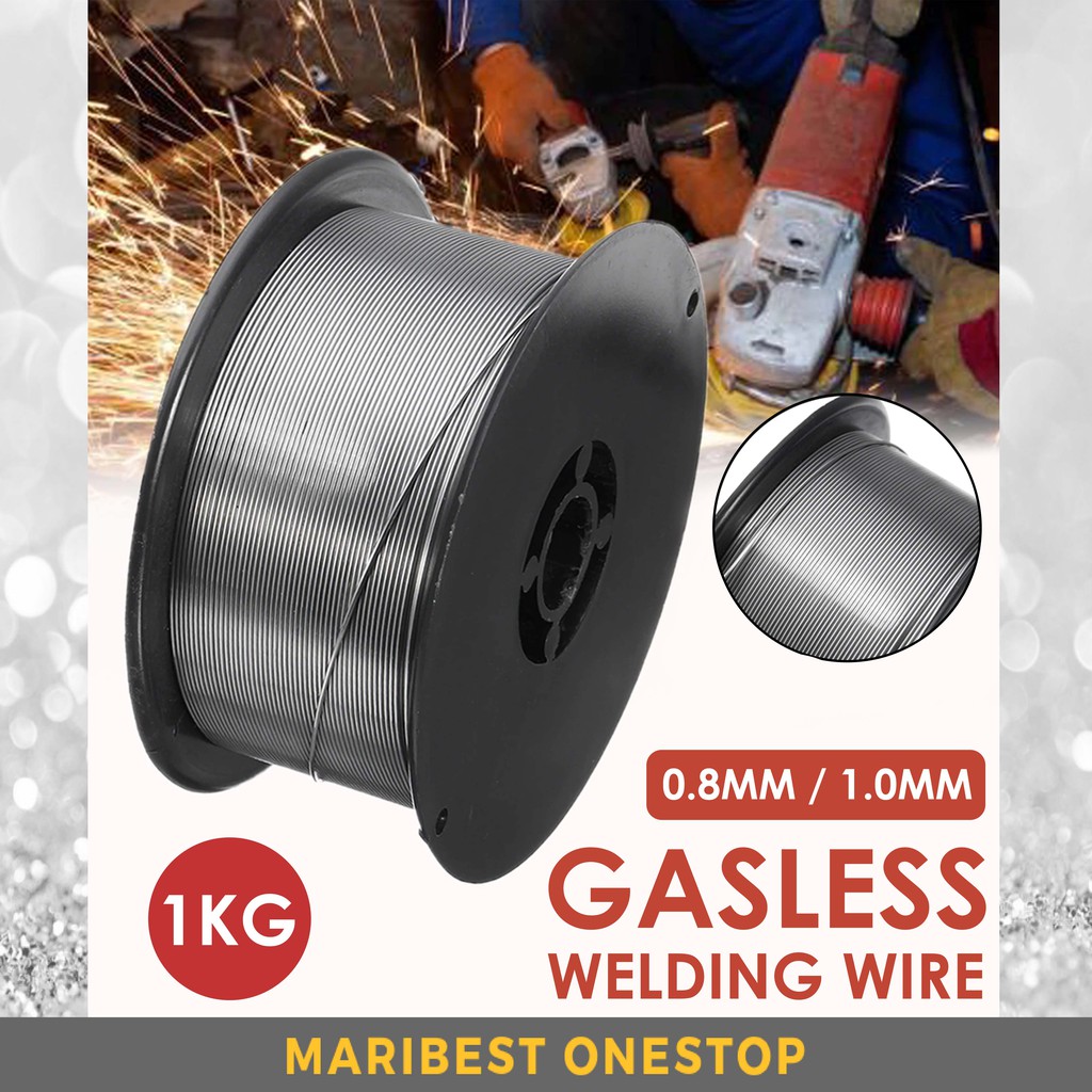 1kg 0.8mm / 1.0mm Flux Cored Gasless Steel Mig Welding Wire Shopee Malaysia