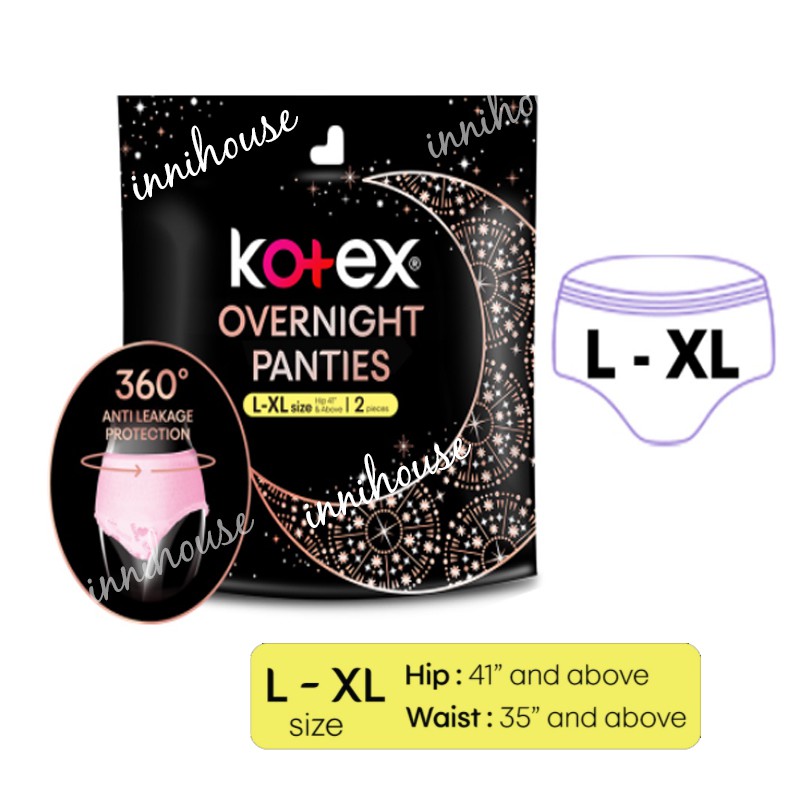 Libresse Panty /Kotex Panty Disposable Panties/Sanitary Pad/ Pad Bersalin (Size SM/ML/LXL