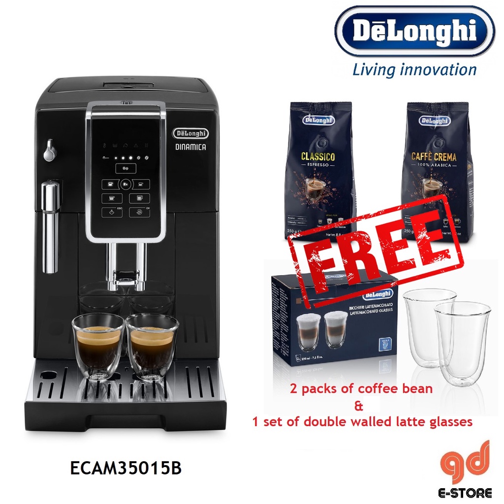 Delonghi DINAMICA ECAM35015B Coffee Machine ecam350.15.b Shopee Malaysia
