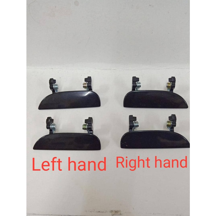 Perodua Viva 】Outer Door Handle Chrome & Black ( 2007 2014 / OEM