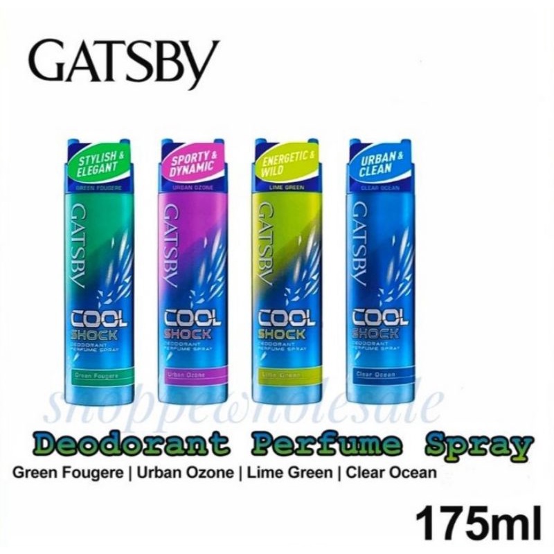 GATSBY Deodorant Perfume Spray 175ml Shopee Malaysia