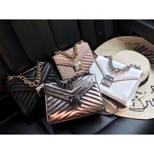 Original guess quilt beg & lynda crossbody Shopee Malaysia