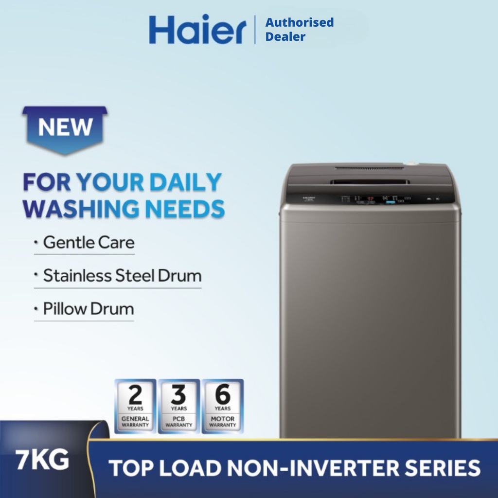 Haier (7KG) Top Load Washing Machine HWM701269S5 Shopee Malaysia