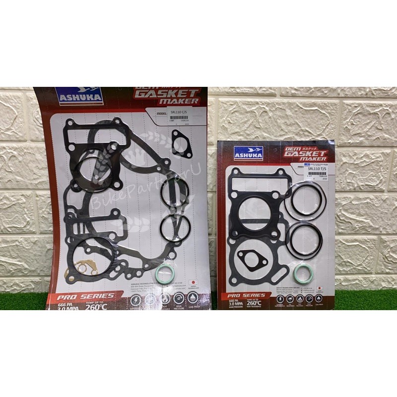 SRL110 & LAGENDA 110 Ashuka Gasket TOP SET / complete set ( STD / 58MM