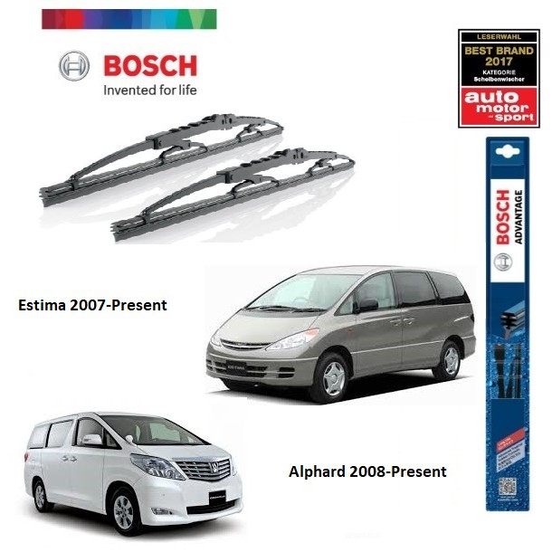 Bosch Advantage Wiper 26"+16" Estima (20072016) and Alphard (20082015
