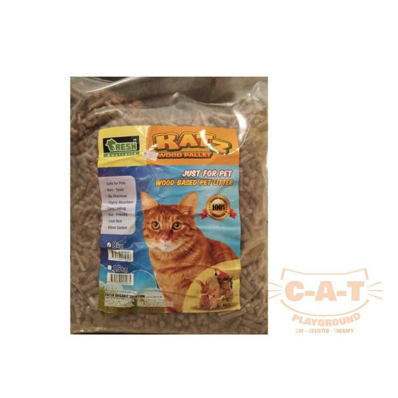 Katz Wood Pallet Wood Based Pet Litter for Pets 8kg Shopee Malaysia