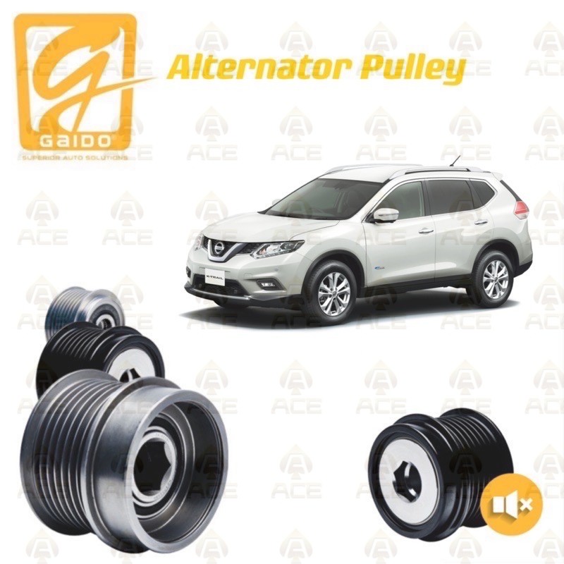 Gaido Overrunning Alternator Pulley for Nissan XTrail T32 Shopee