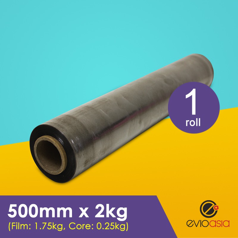 (500mm, 2kg) Recycle Stretch Film Clear (core 0.25kg) Shopee Malaysia