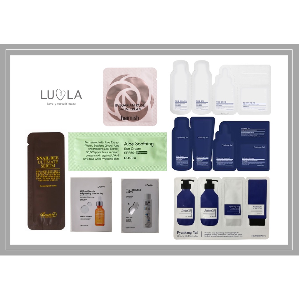 Korean Skin Care Sample Pack Shopee Malaysia