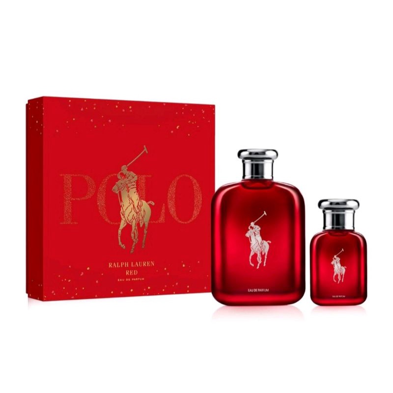 Polo Red Eau De Parfum Ralph Lauren 125ML EDP Gift Set (ORIGINAL 100
