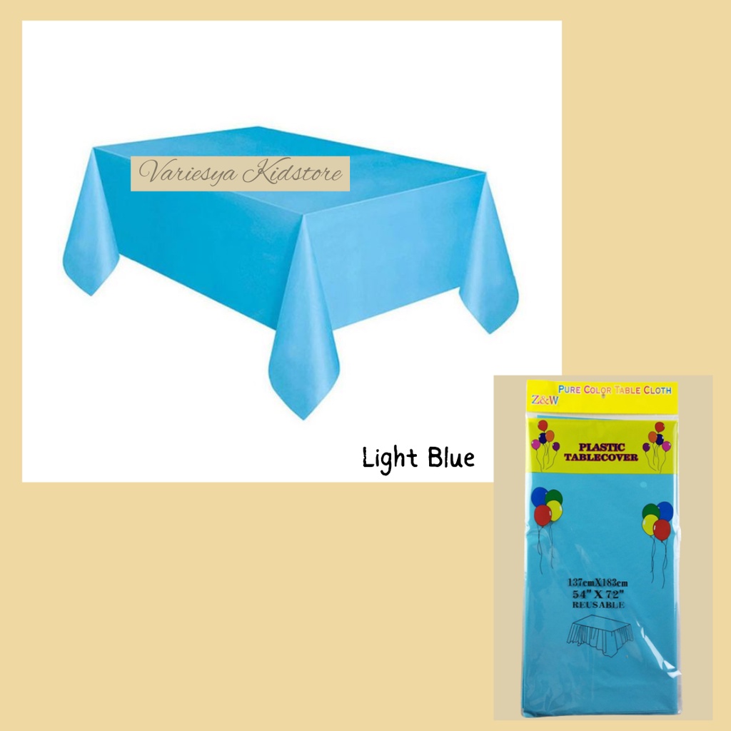 Plastics Table Cloth Cover Picnic Tableware Birthday Party Waterproof