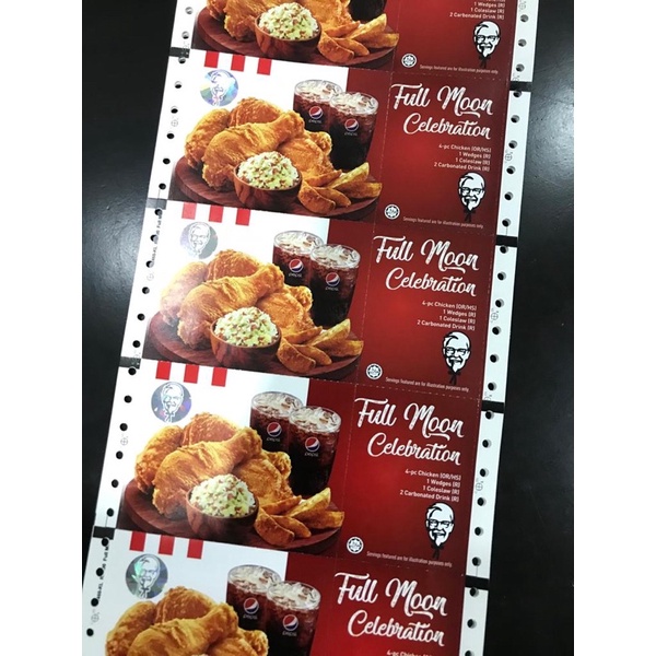 KFC Full Moon Voucher / Secret Recipe Cash Voucher Shopee Malaysia