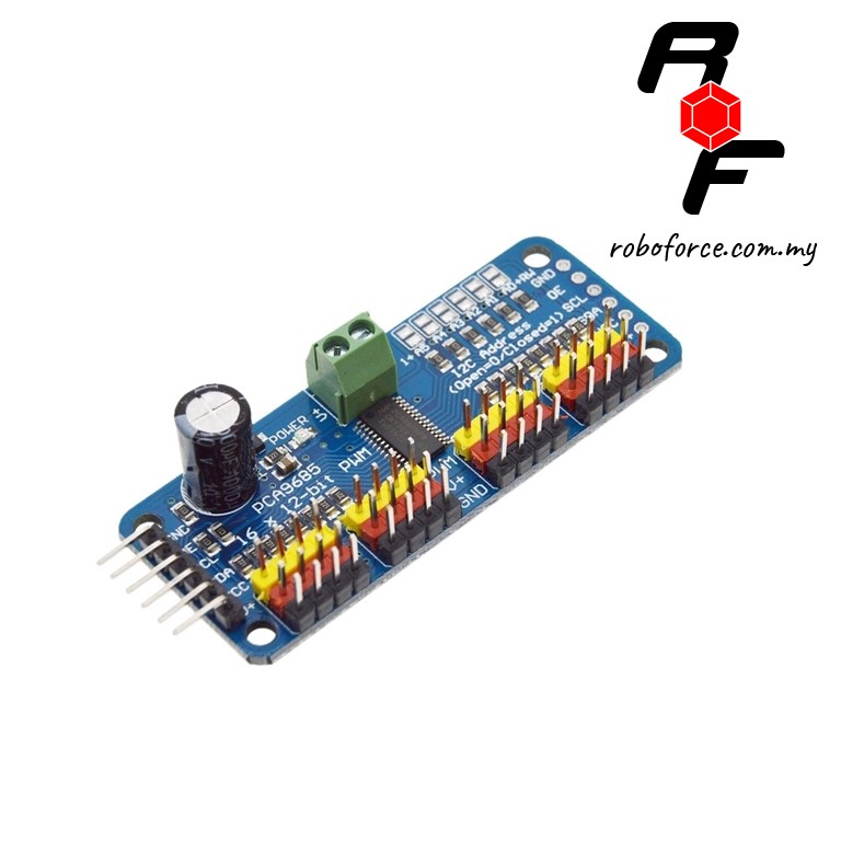 16Channel Servo Motor Controller for Arduino/Raspberry Pi/ ARM/ 8051