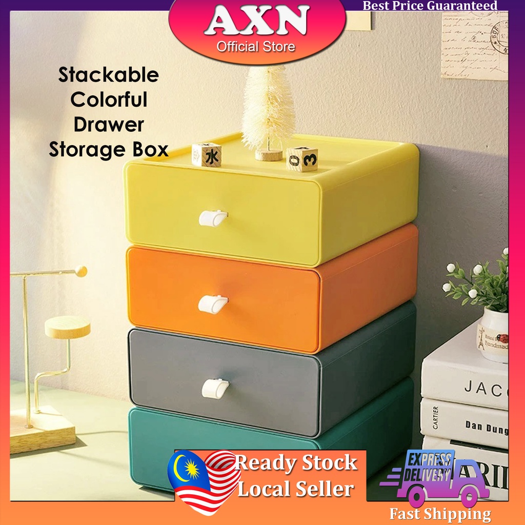 AXN Desktop Storage Box Drawer Large Capacity Organizing Box Office