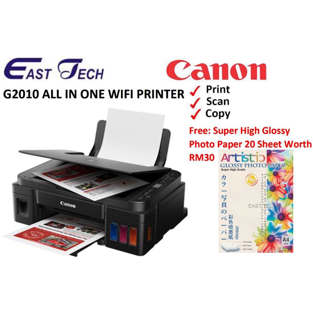 CANON PIXMA G2010 ALL IN ONE COLOUR PRINTER TNG RM50 CLAIM Shopee Malaysia