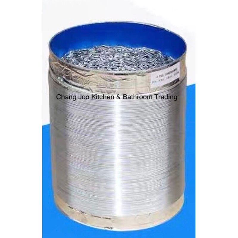 Aluminium Flexible Ducting Hose 160mm x 3m Shopee Malaysia