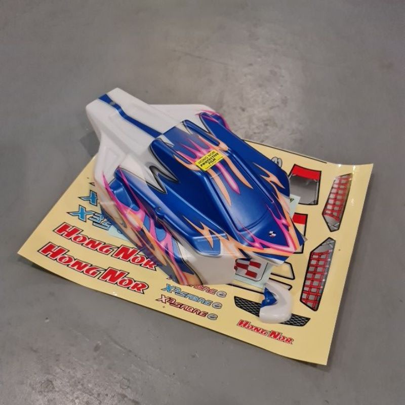 Hong Nor 1/8 Scale Buggy X3 sabre EP Printed Body shell Shopee Malaysia