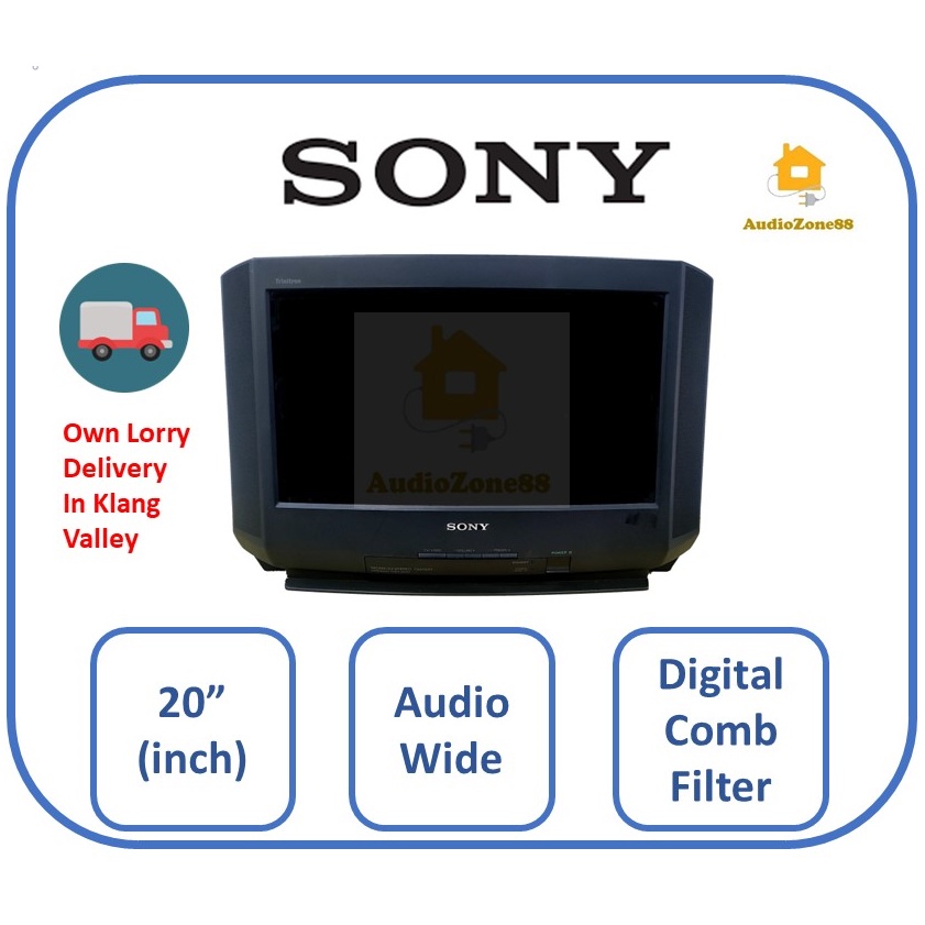 Sony 20/28/32" (inch) CRT Trinitron Color TV [Made in Japan] Shopee Malaysia