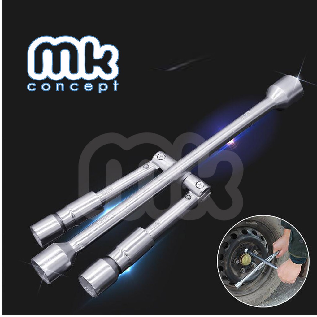 Cross Wrench Car Emergency Tyre Change / Pembuka Tayar Pancit (4Way