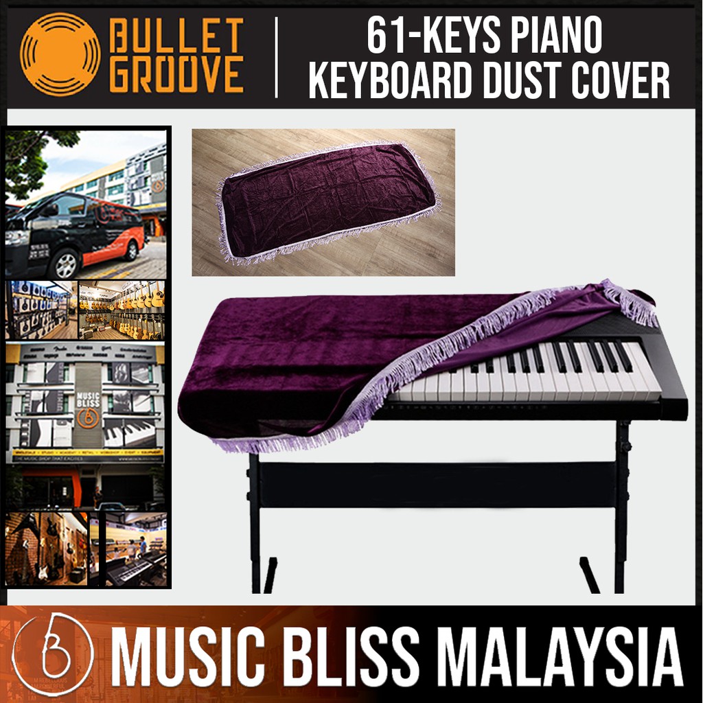 Bullet Groove Music Keyboard Dust Cover 61 Keys, 61 Keys Piano Keyboard